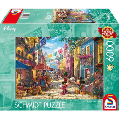 Thomas Kinkade Studios: Disney Dreams Collection - Mickey und Minnie in Mexico, 6.000 Teile Puzzle