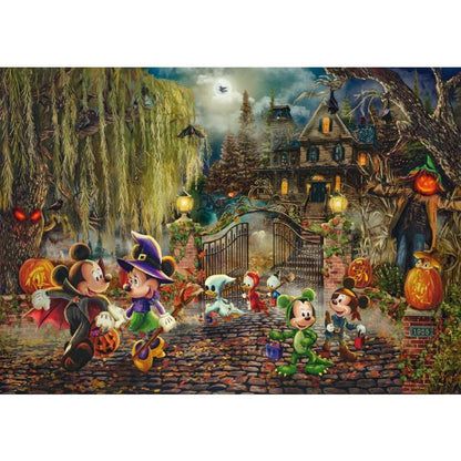 Thomas Kinkade Studios: Disney Dreams Collection - Mickey & Minnie Halloween Fun, 1.000 Teile Puzzle