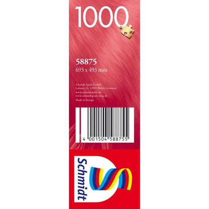 Schlafende Samtpfoten, 1.000 Teile Puzzle