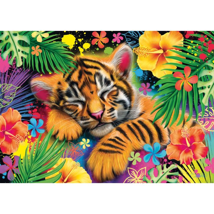 Tiger-Welpe, 1.000 Teile Puzzle