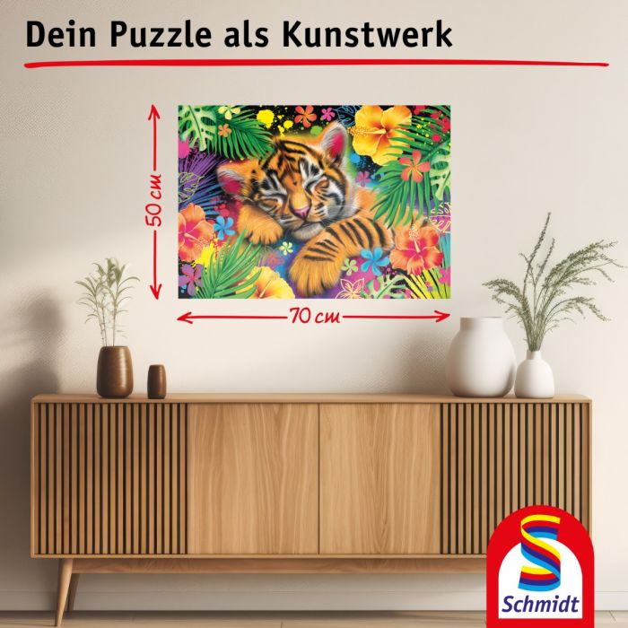 Tiger-Welpe, 1.000 Teile Puzzle
