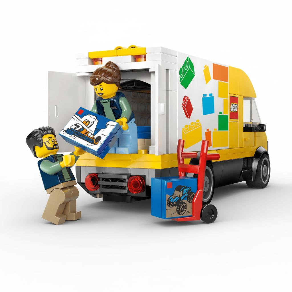 LEGO® City #60500 Der LEGO® Lieferwagen