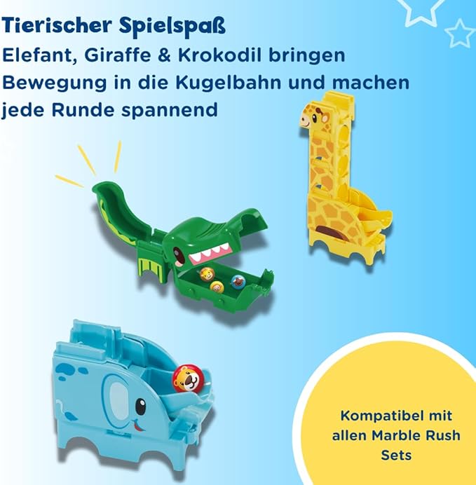 VTech Marble Rush - Kugelbahn - Tierisches Action Set J100