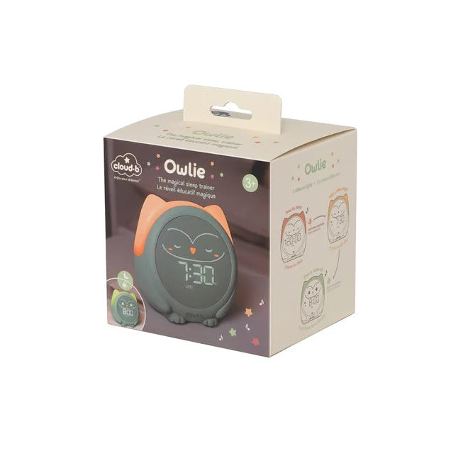 cloud-b Owlie Schlaftrainer | Magischer Wecker ab 3 Jahren