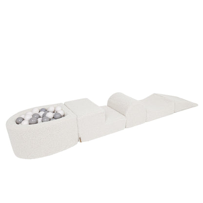 MeowBaby.de MeowBaby Schaumspielset Bearly mit Bällebad, 100 Bälle