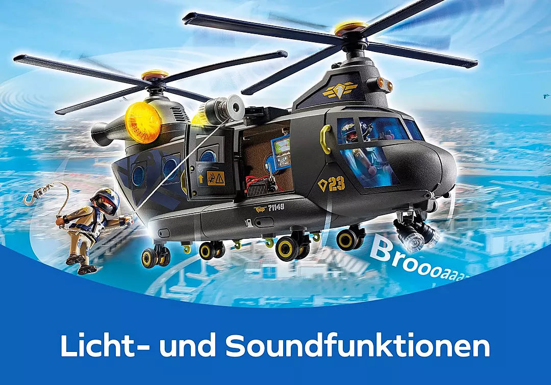 Playmobil SWAT-Rettungshelikopter