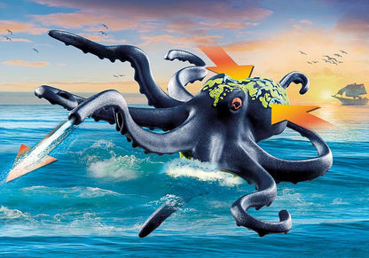 Playmobil Kampf gegen den Riesenoktopus