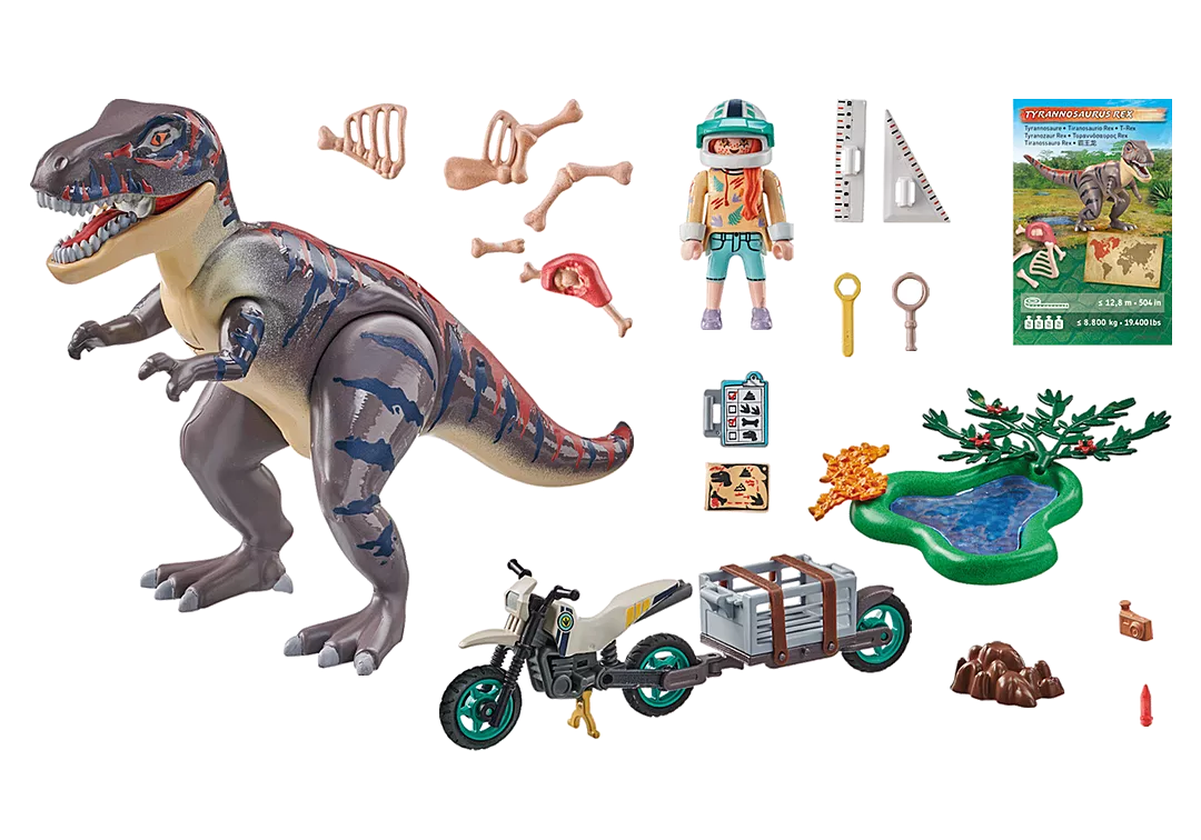Playmobil T-Rex-Spurensuche