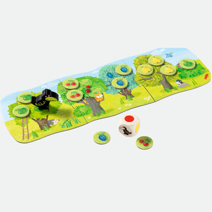 HABA Kleiner Obstgarten – Kooperatives Reisespiel ab 3 Jahren