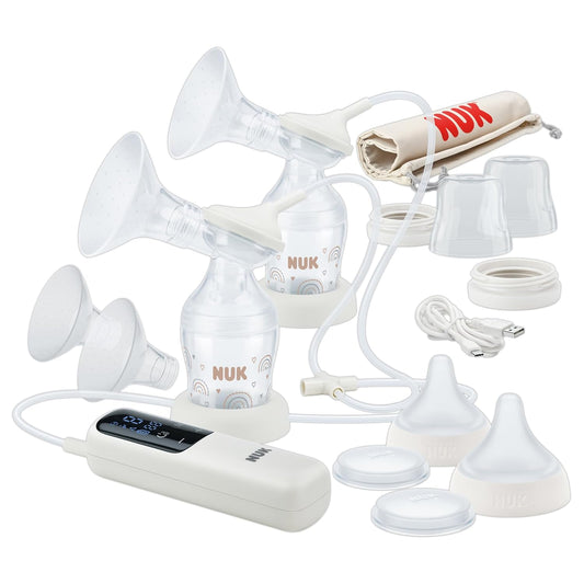 NUK Soft & Easy Elektrische Doppel-Milchpumpe