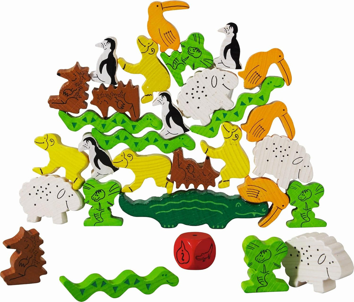 HABA Tier auf Tier – Klassisches Stapelspiel ab 4 Jahren
