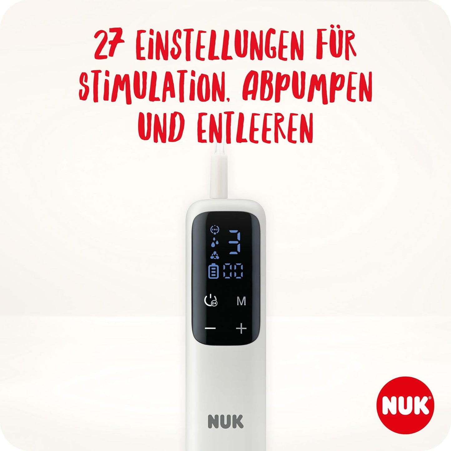 NUK Soft & Easy Elektrische Doppel-Milchpumpe