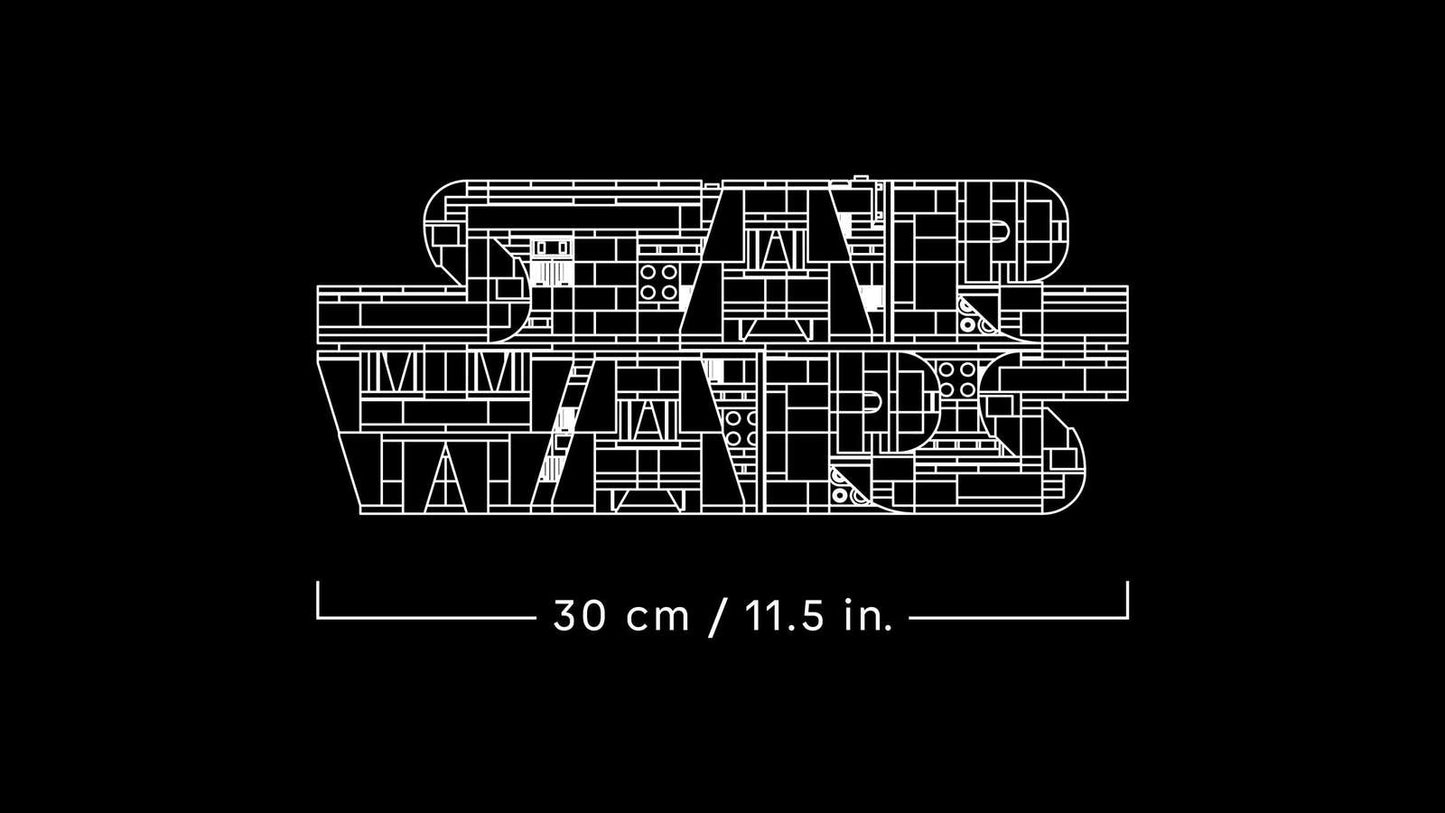 LEGO® Star Wars™ #75407 Star Wars™ Logo aus LEGO Steinen