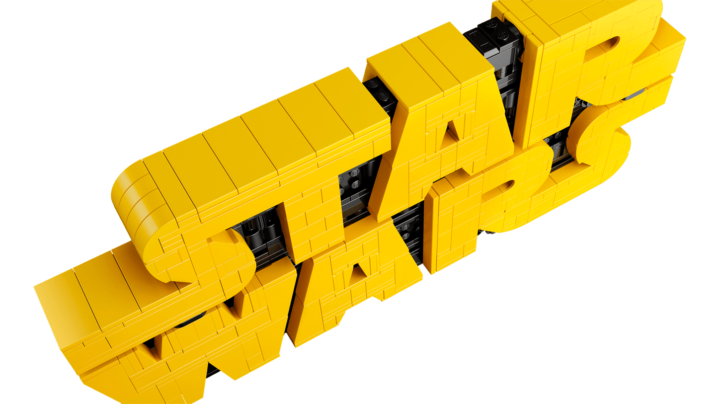 LEGO® Star Wars™ #75407 Star Wars™ Logo aus LEGO Steinen