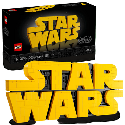 LEGO® Star Wars™ #75407 Star Wars™ Logo aus LEGO Steinen