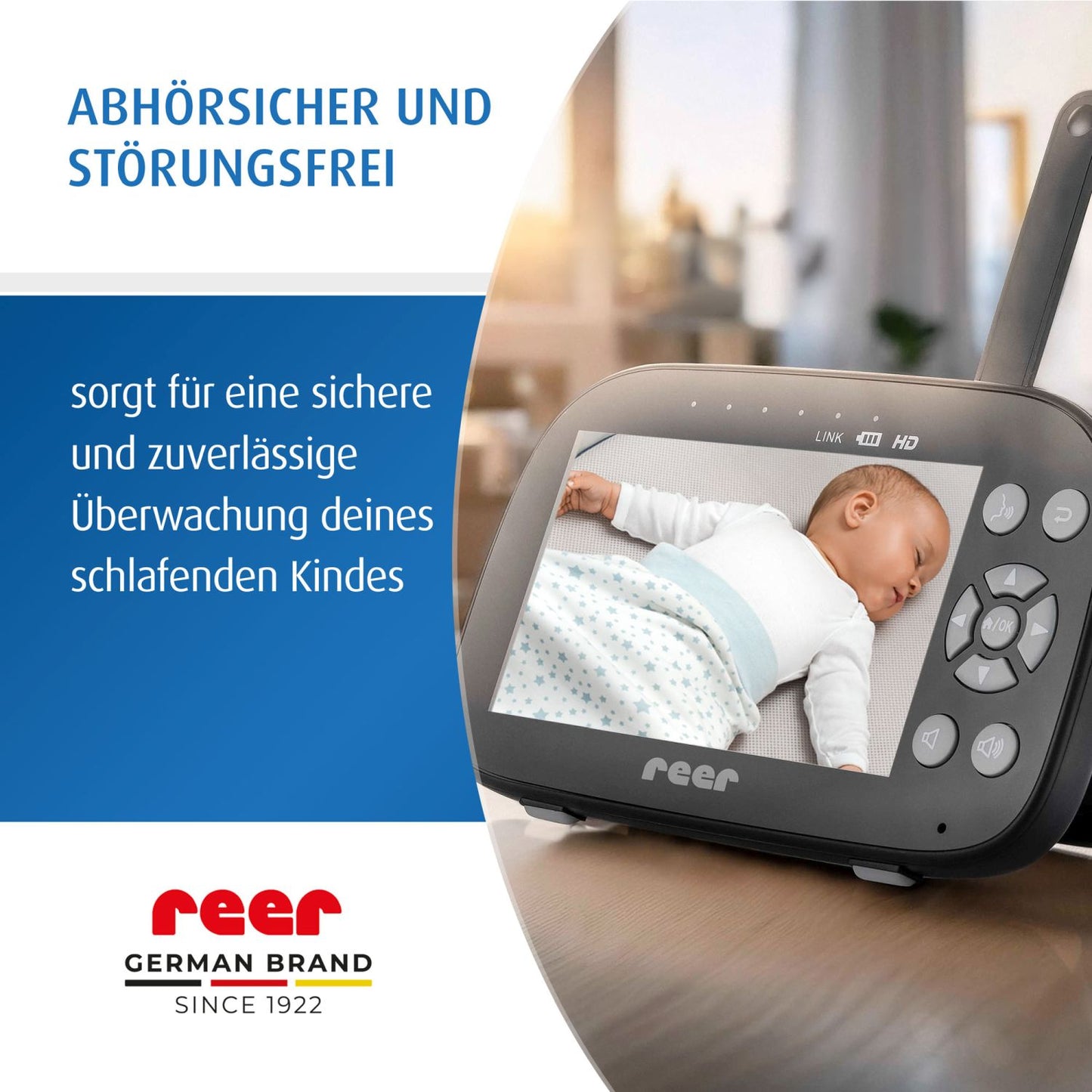 reer BabyCam Pro HD Move Video-Babyphone