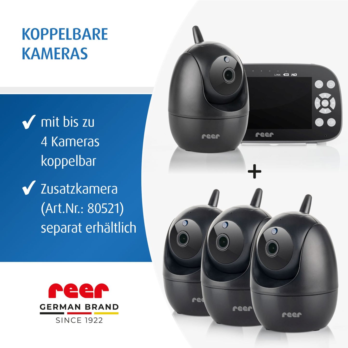 reer BabyCam Pro HD Move Video-Babyphone