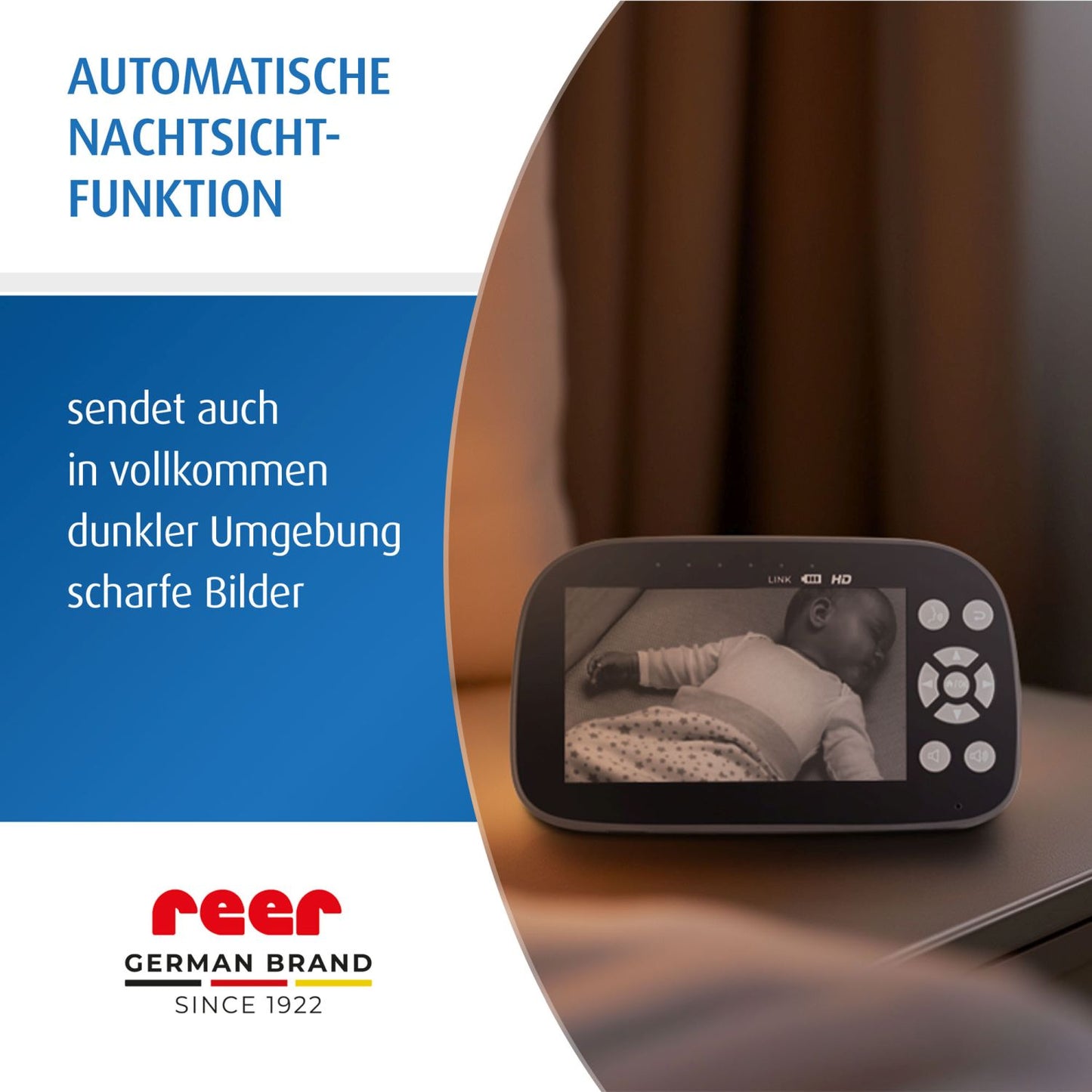 reer BabyCam Pro HD Move Video-Babyphone
