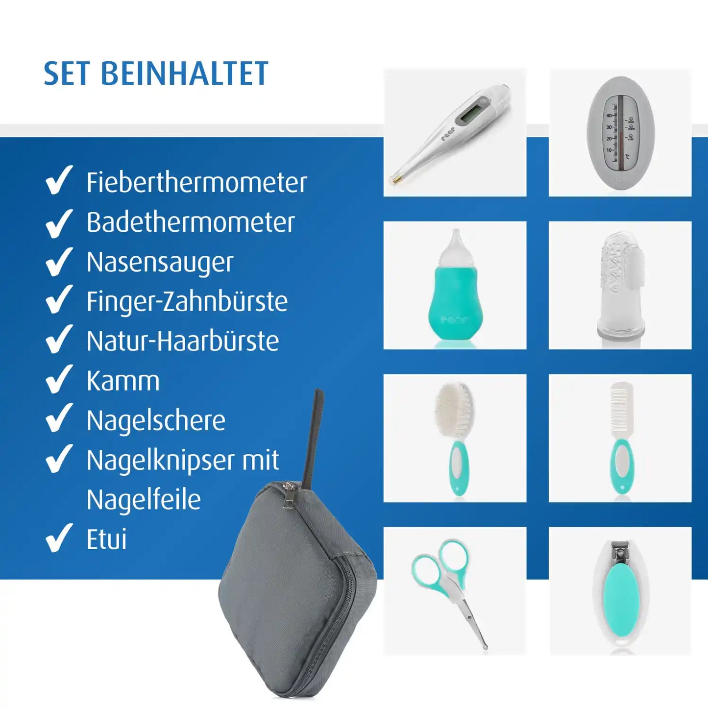 reer BabyCare Pflege-Set – Pflegeset für die Babyerstausstattung
