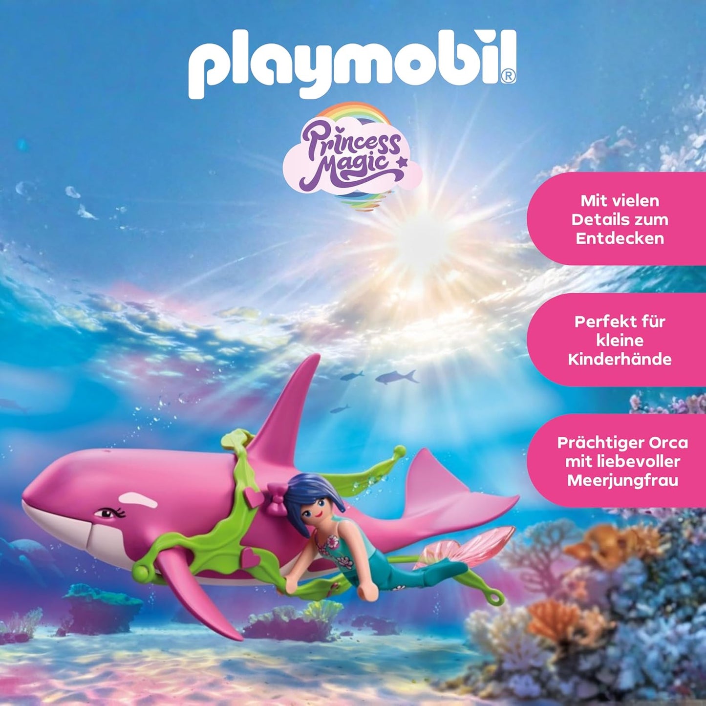 Playmobil Orca mit Meerjungfrau | Unterwasser-Abenteuer ab 4 Jahren