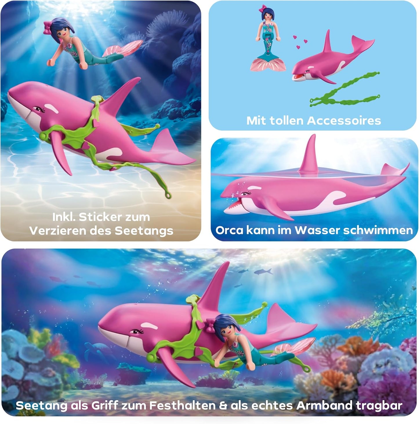 Playmobil Orca mit Meerjungfrau | Unterwasser-Abenteuer ab 4 Jahren