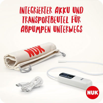 NUK Soft & Easy Elektrische Doppel-Milchpumpe