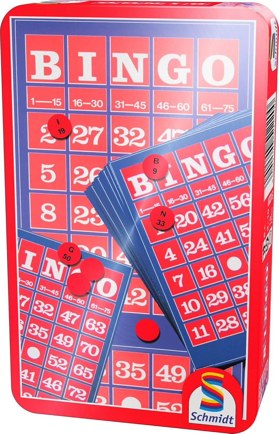 Bingo, Reisespiel in der Metalldose