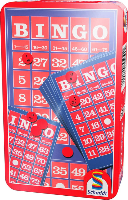 Bingo, Reisespiel in der Metalldose