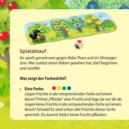 HABA Kleiner Obstgarten – Kooperatives Reisespiel ab 3 Jahren