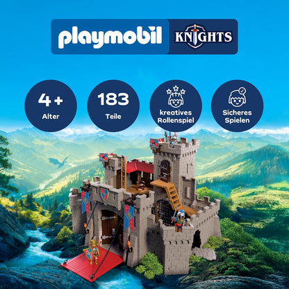 Playmobil Große Löwenritterburg | Ritterburg ab 4 Jahren | HerzEcke