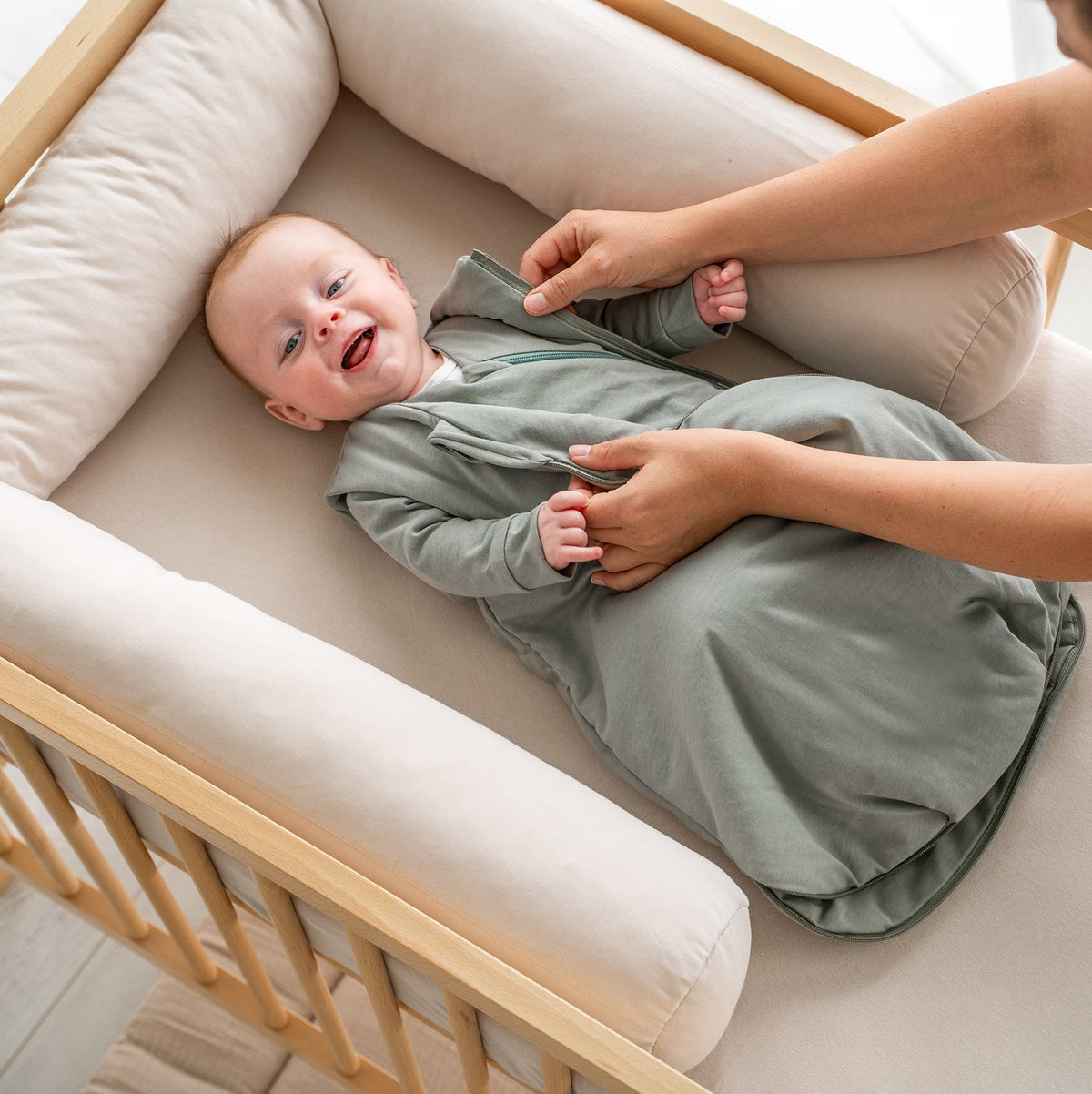 Babyschlafsack Moon & Star – Detailansicht