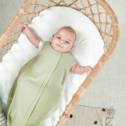 Sommerschlafsack Musselin, Lime