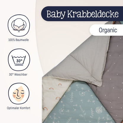 Julius Zöllner Krabbeldecke Organic, Patchwork