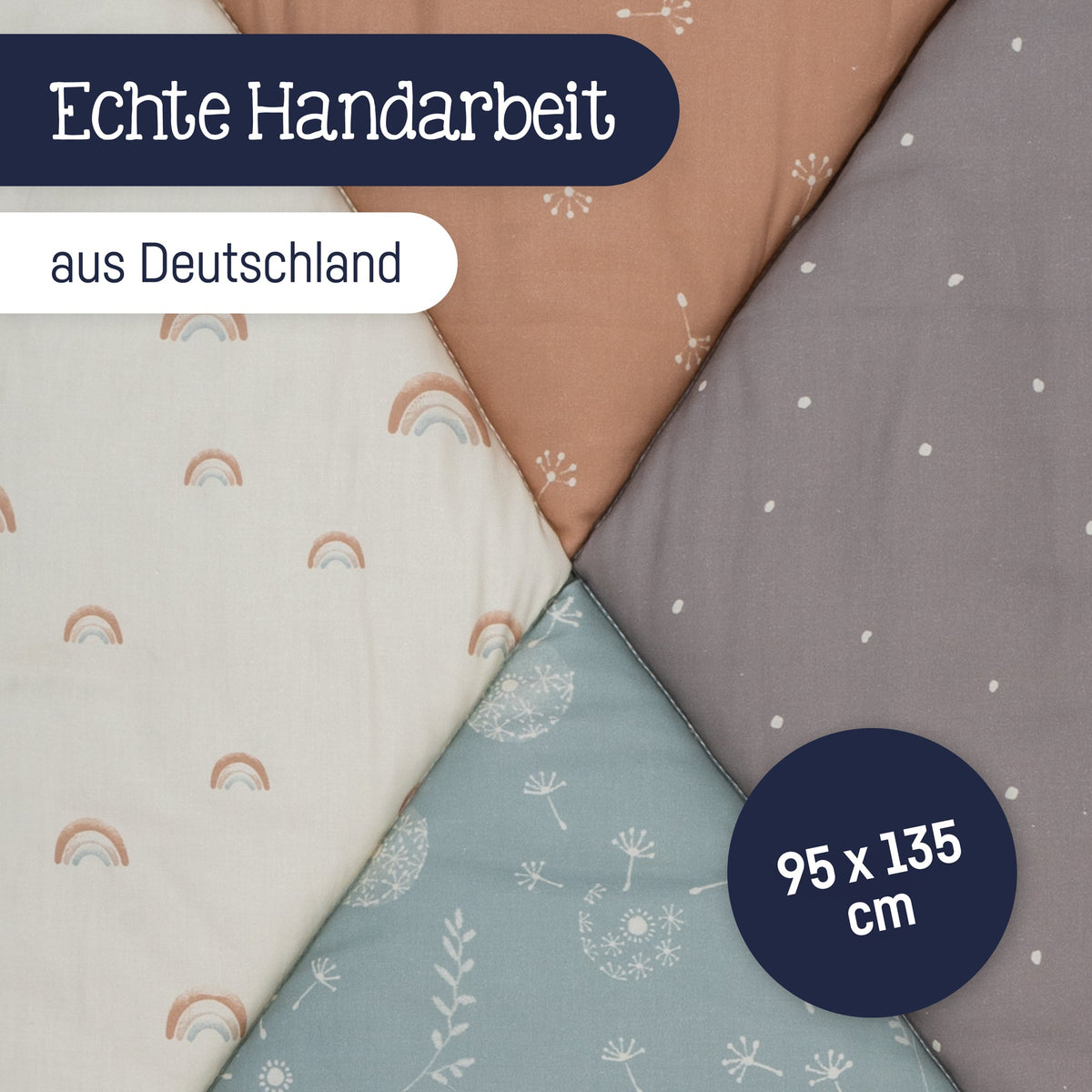 Julius Zöllner Krabbeldecke Organic, Patchwork