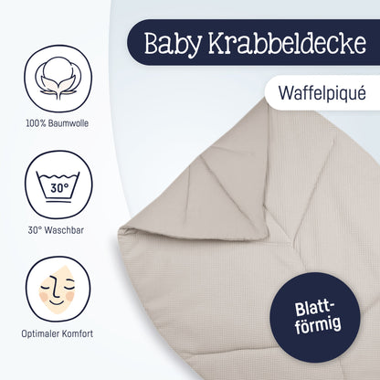 Julius Zöllner Krabbeldecke Blatt, Seashell