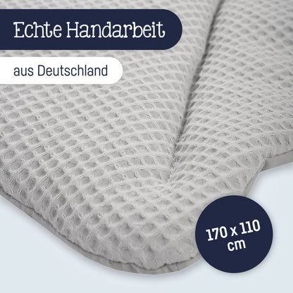 Julius Zöllner Krabbeldecke Blatt, Light Grey