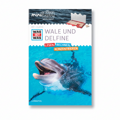 miniLÜK WAS IST WAS Wale und Delfine - Lesen, Rechnen, Konzentrieren 1. Klasse