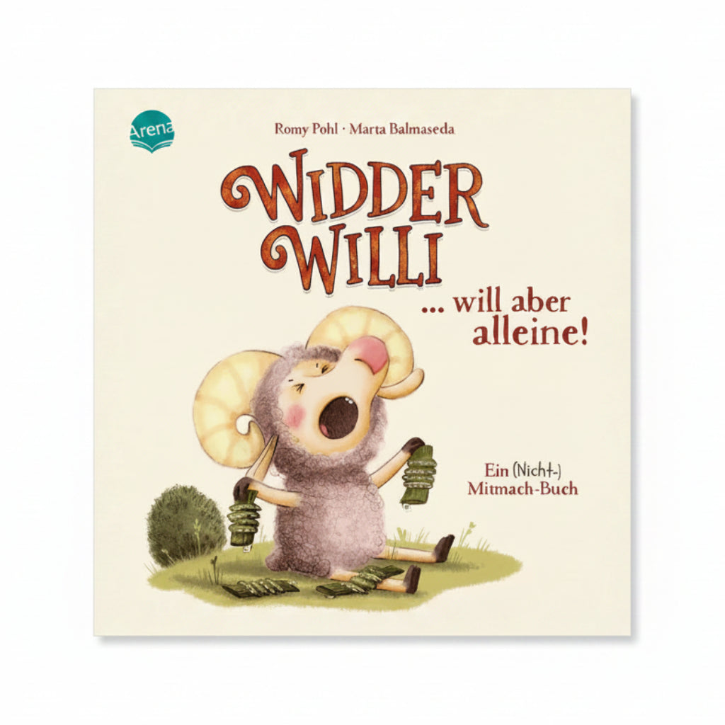 Widder Willi will aber alleine! | Pappbilderbuch Autonomiephase ab 2 Jahren