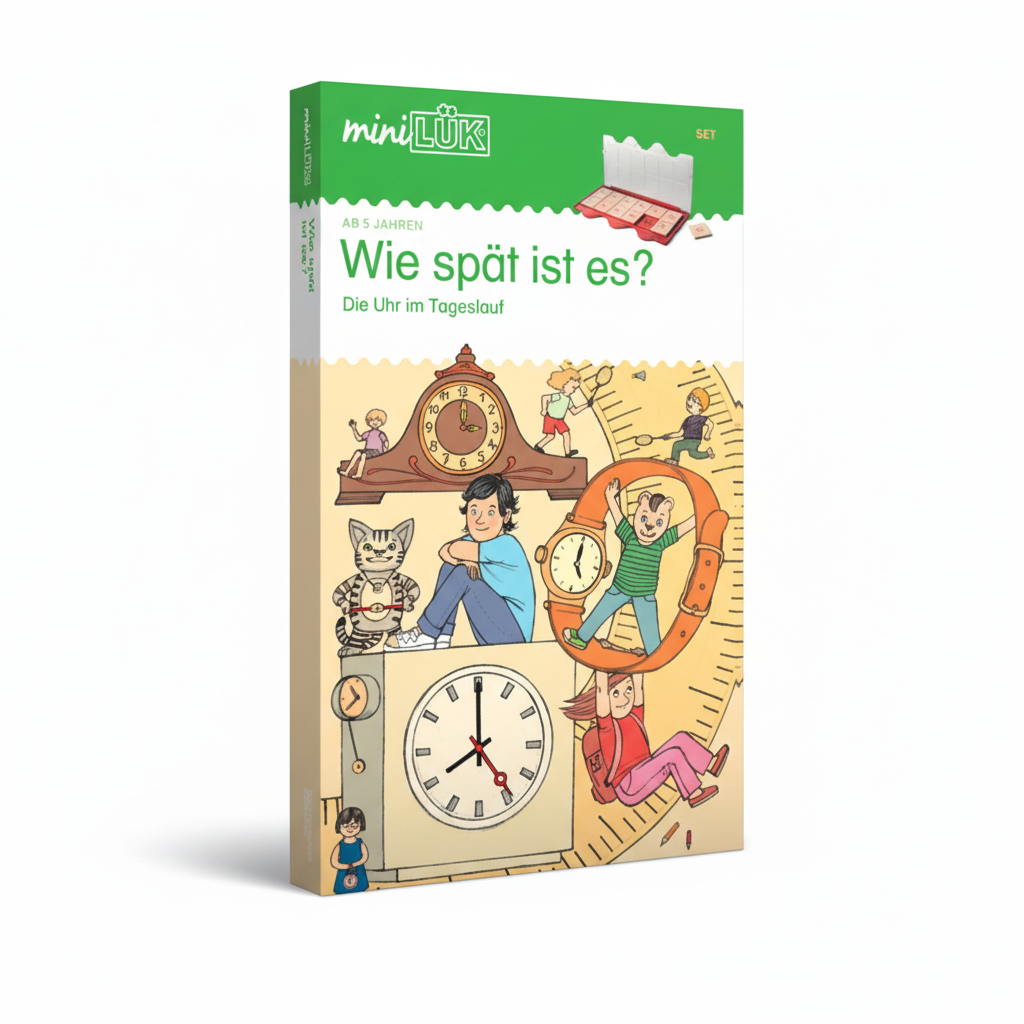 miniLÜK-Set Vorschule/1. Klasse - Wie spät ist es?