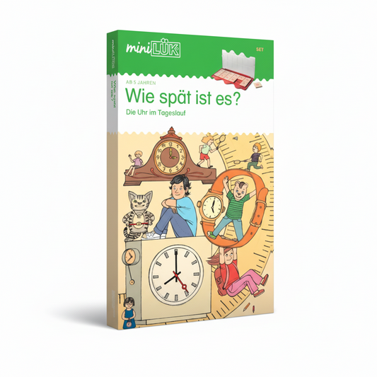 miniLÜK-Set Vorschule/1. Klasse - Wie spät ist es?