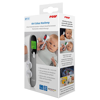 reer 4in1 Colour MaxTemp Infrarot-Fieberthermometer