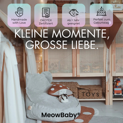 MeowBaby.de MeowBaby Kindersessel Cord Bär Classic Cord Edition