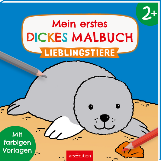 Mein erstes dickes Malbuch ab 2 – Lieblingstiere