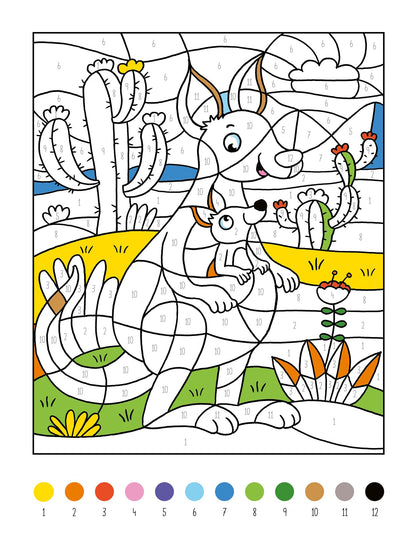 Mein dickes Malen-nach-Zahlen-Buch – Tiere