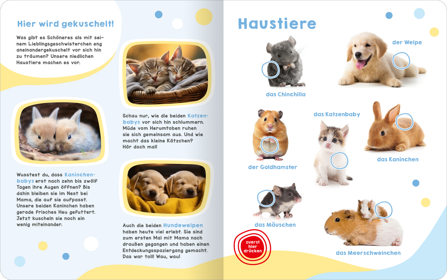 Mein großes Geräuschebuch – Tierbabys