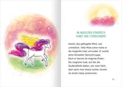 Lesen lernen mit Magie: Zauberponys Auf magischen Hufen