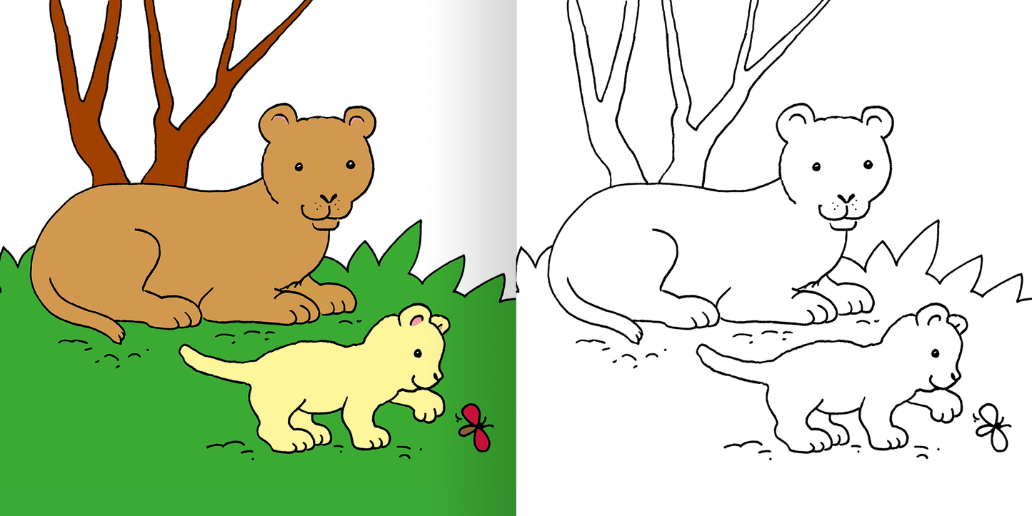 Mein erstes dickes Malbuch ab 2 – Zoo