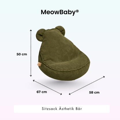 MeowBaby.de MeowBaby Kindersessel Cord Bär Classic Cord Edition