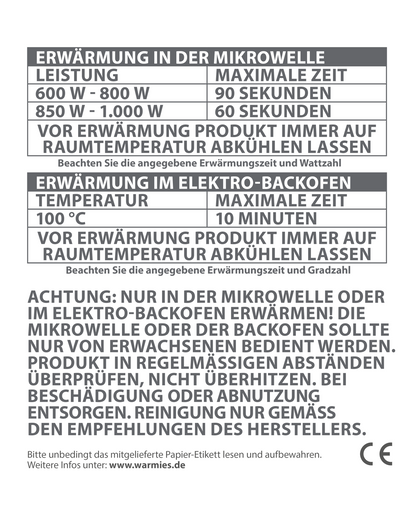 Warmies® Manta-Rochen