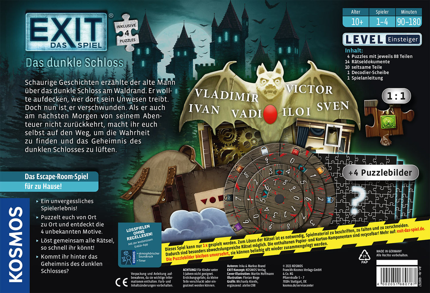 Kosmos EXIT® - Das Spiel + Puzzle: Das dunkle Schloss
